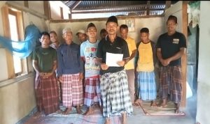 Warga Kampung Raong menyatakan Penolakan terhadap keberadaan Tambang Galian C Milik Jimy Lasmono